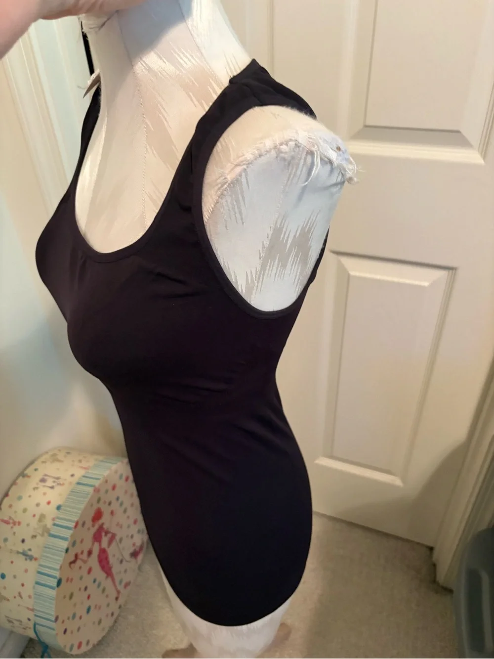 barely there Black Scoop-Neck shaper XL nwt